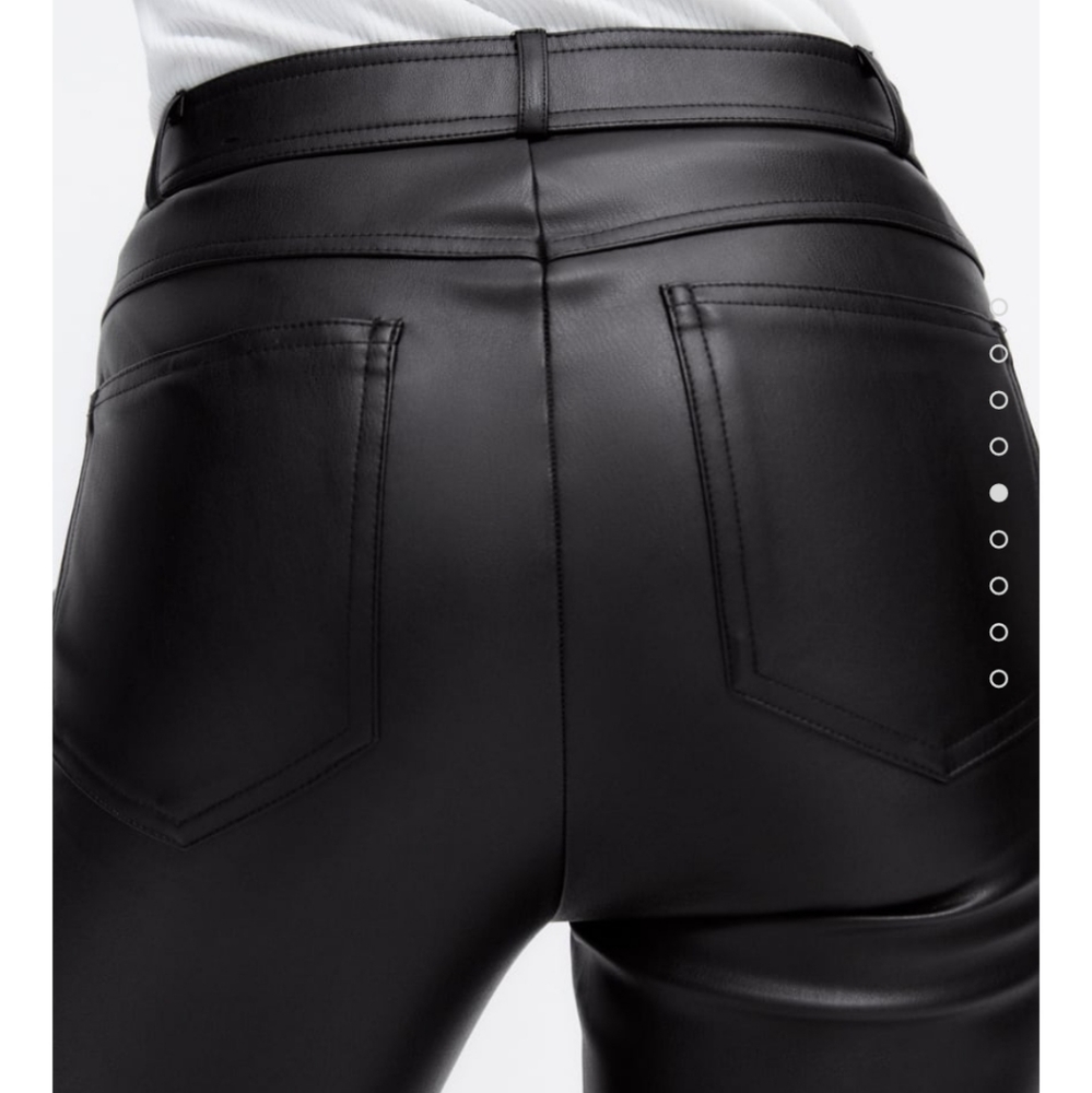 Zara faux leather leggings - Picture 4 of 8
